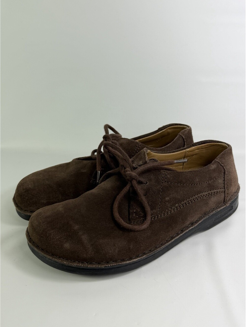 Birkenstock Pasadena Brown Suede Derby 260 Shoes Men's Size 7 Women’s 9 40-7